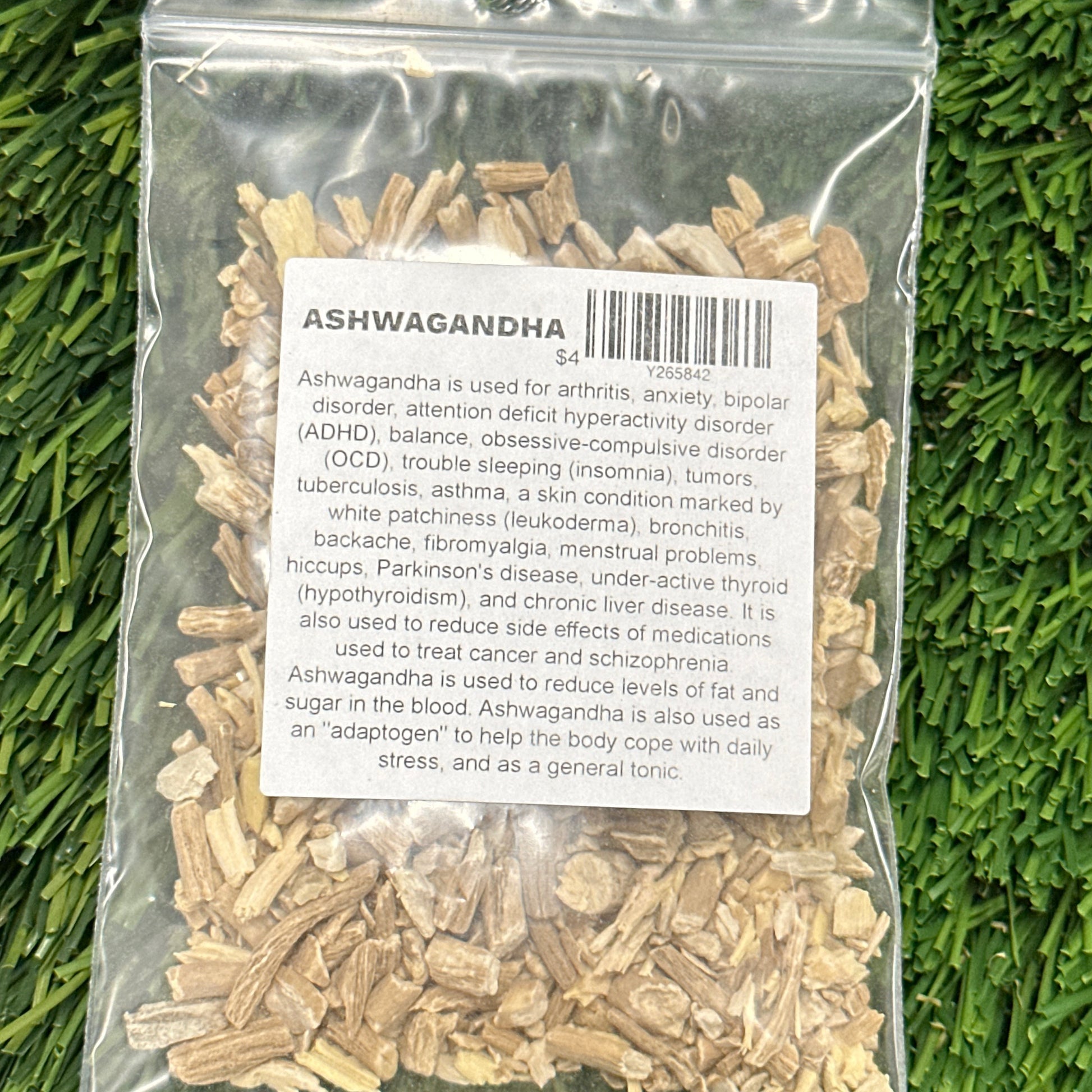 Ashwagandha root 1/2 oz