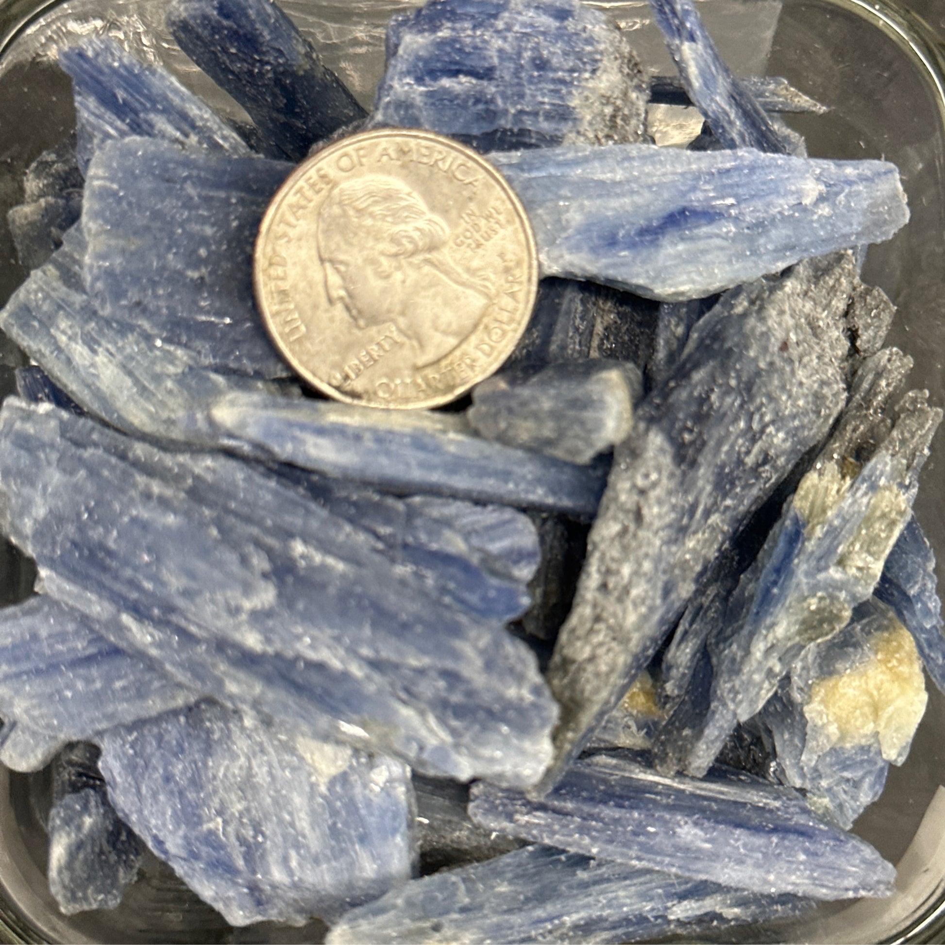 Blue kyanite rough