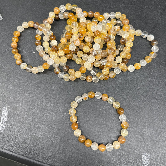 Golden healer quartz bracelet