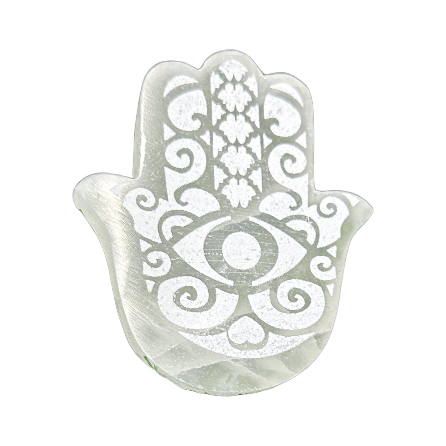 Selenite Hamsa Hand