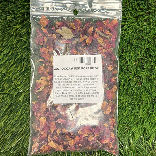 Moroccan Red Rose Buds 1/2 Oz