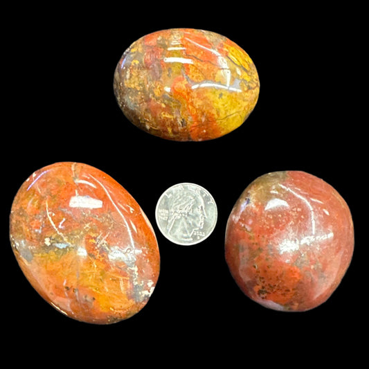 Red Jasper Palm Stones