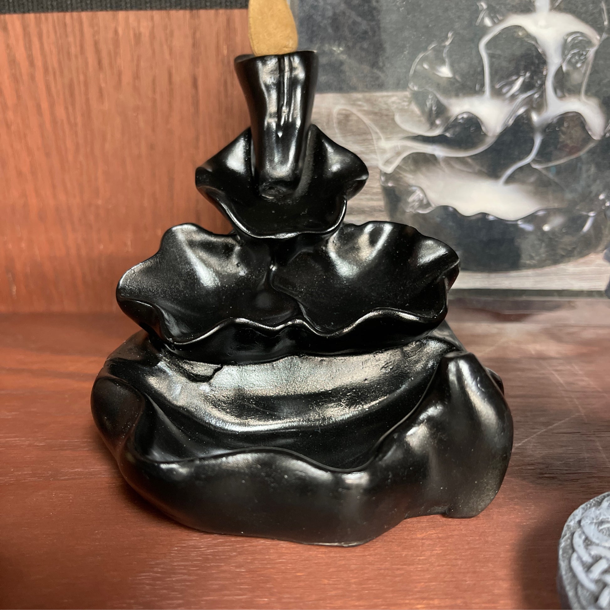 Smoky Waterfall Back Flow Incense Burner