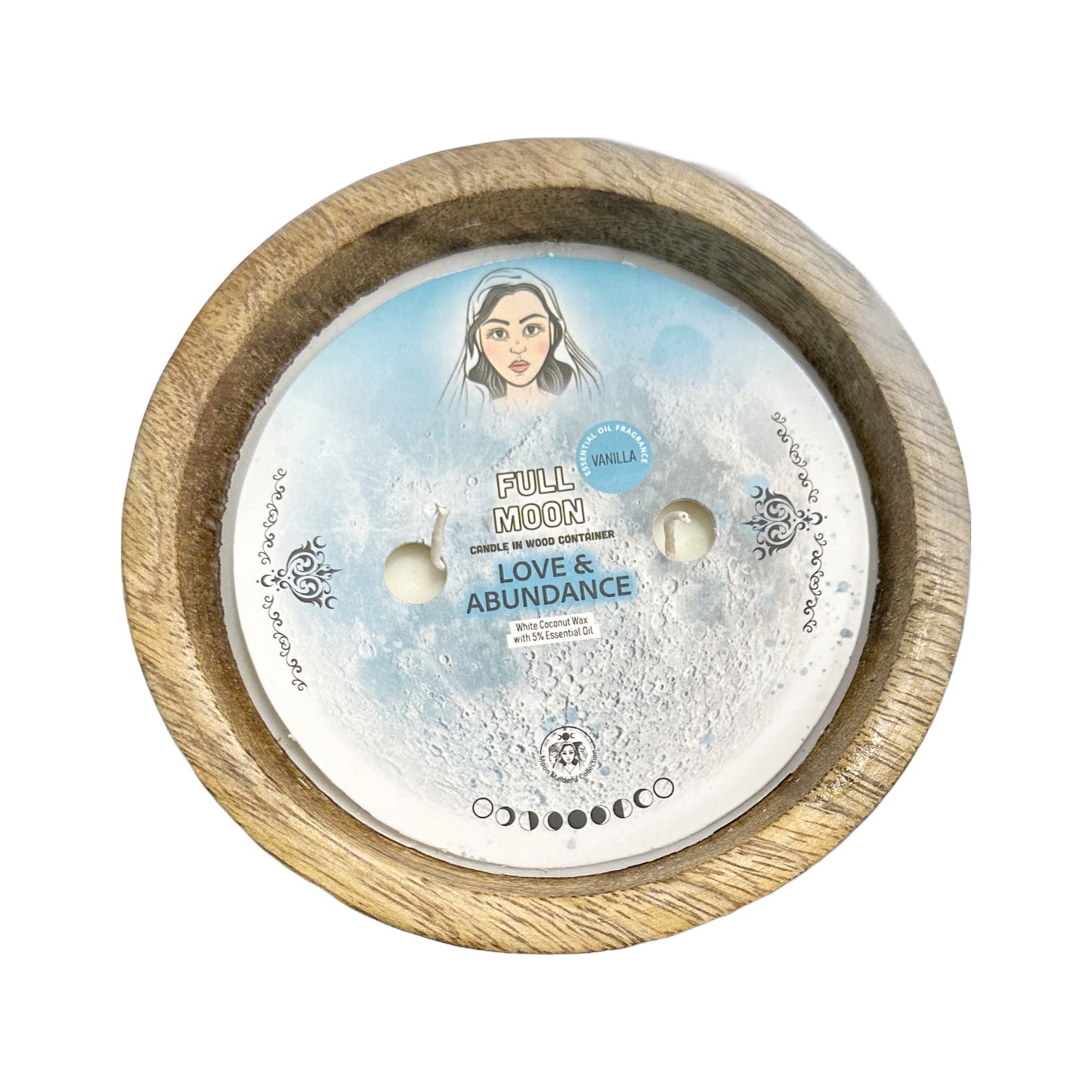 Moon Maiden Candle - Full Moon