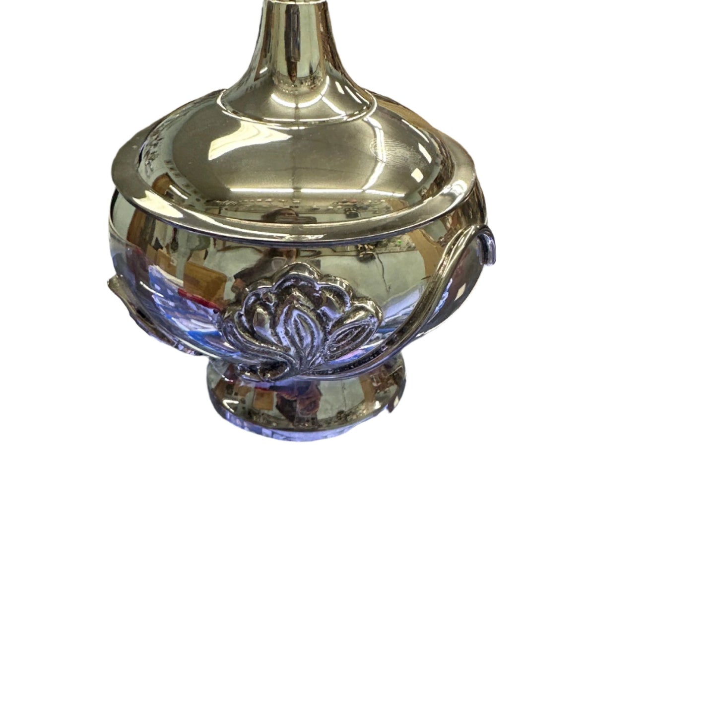 Silver Plated Charcoal Burner 4.5”