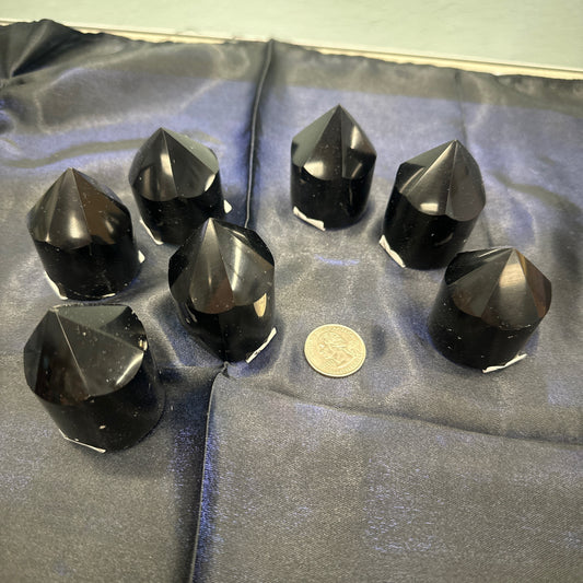 Obsidian Cylinder Points